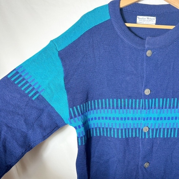 VTG Jonathan Richards 100% wool oversized sweater sz. L - Picture 8 of 10